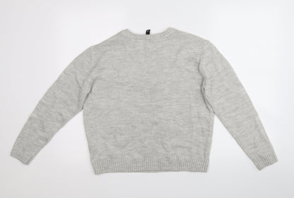 Divided Womens Gold   Pullover Jumper Size S