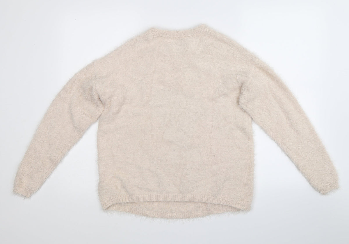 Disney Womens Pink   Pullover Jumper Size S