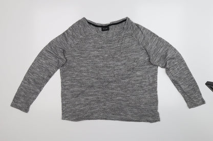 Womens UK Size XL VILA Grey Basic T-Shirt