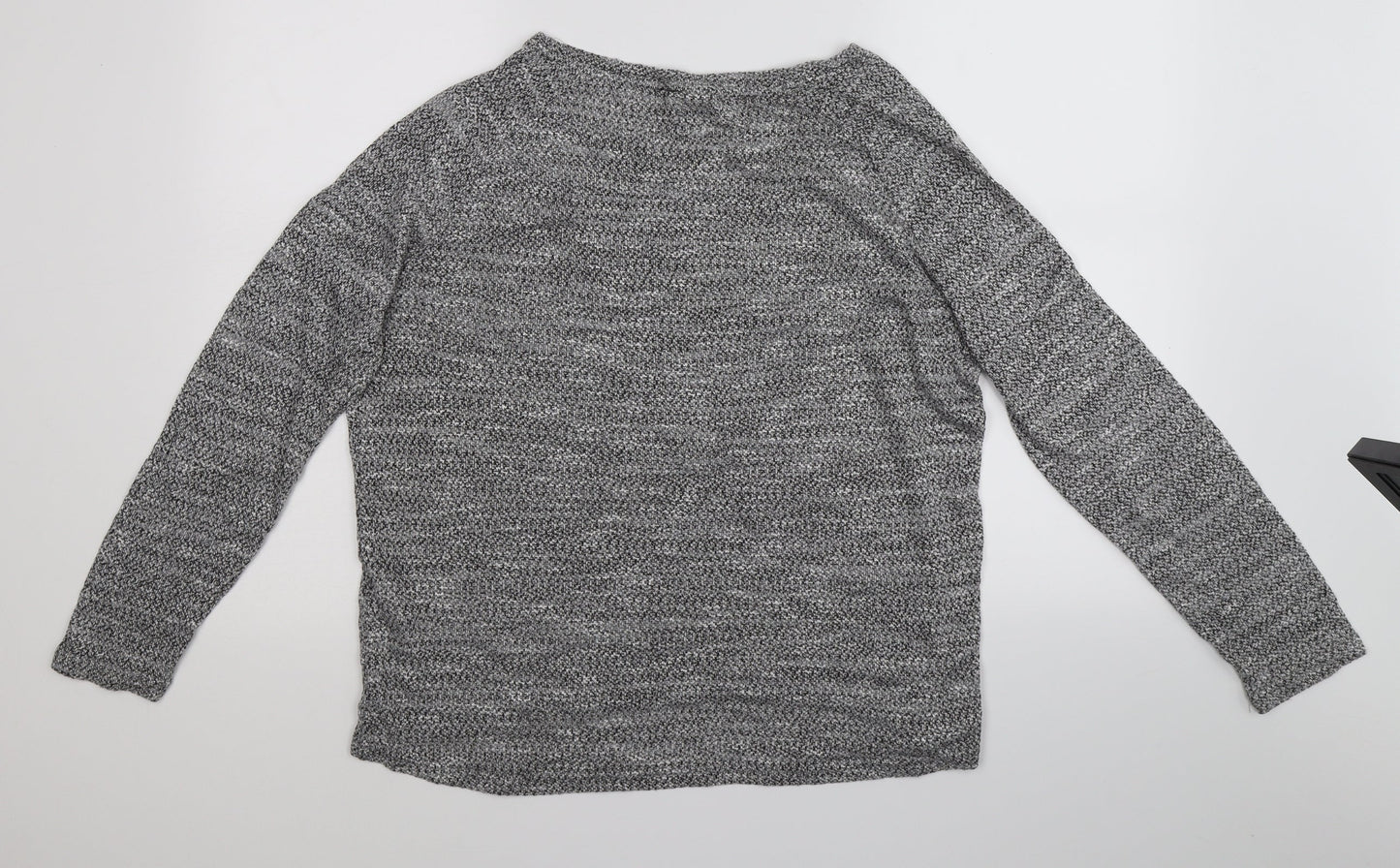 Womens UK Size XL VILA Grey Basic T-Shirt