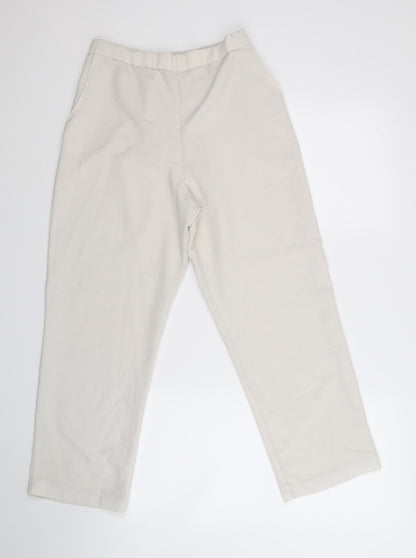 mixed fibres Womens Beige   Trousers  Size 16 L24 in