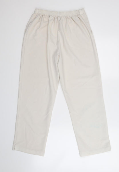 mixed fibres Womens Beige   Trousers  Size 16 L24 in