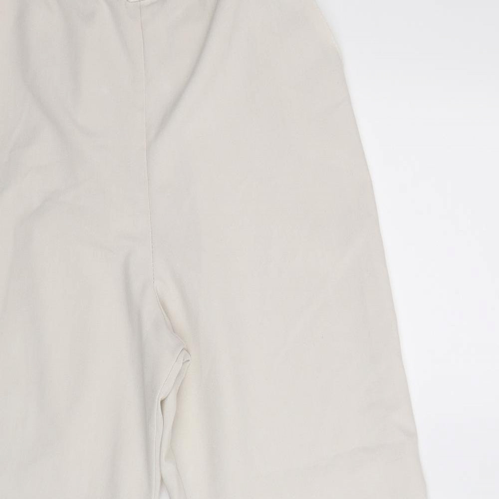 mixed fibres Womens Beige   Trousers  Size 16 L24 in
