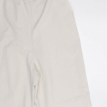 mixed fibres Womens Beige   Trousers  Size 16 L24 in