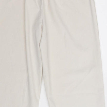 mixed fibres Womens Beige   Trousers  Size 16 L24 in