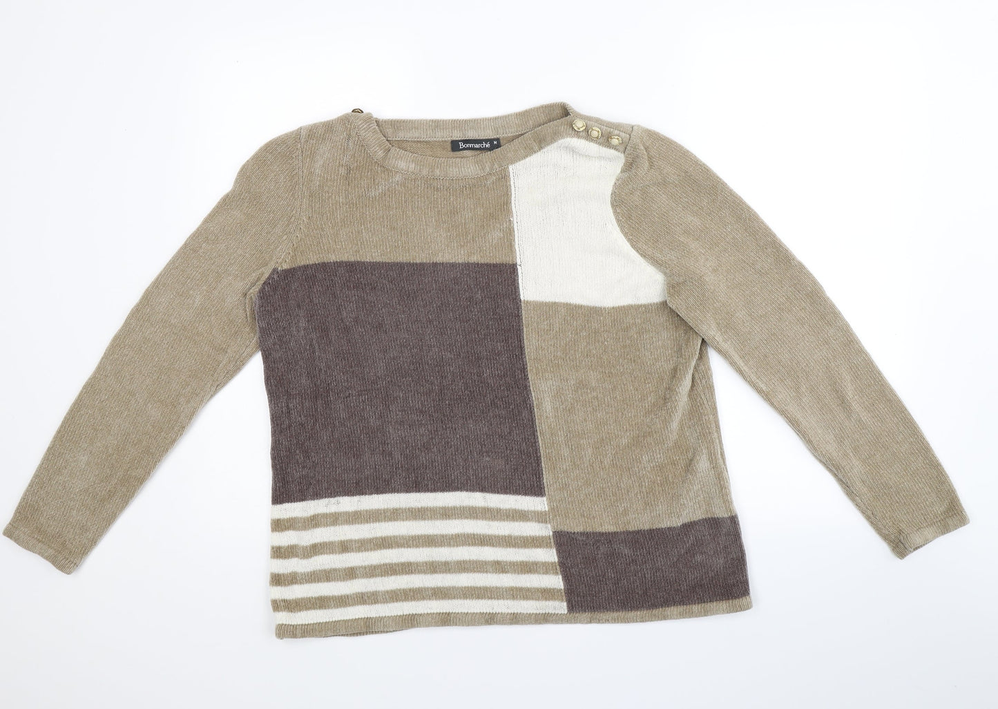 Bonmarché Womens Grey   Pullover Jumper Size M