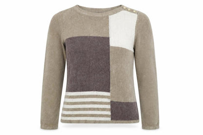 Bonmarché Womens Grey Pullover Jumper Size M