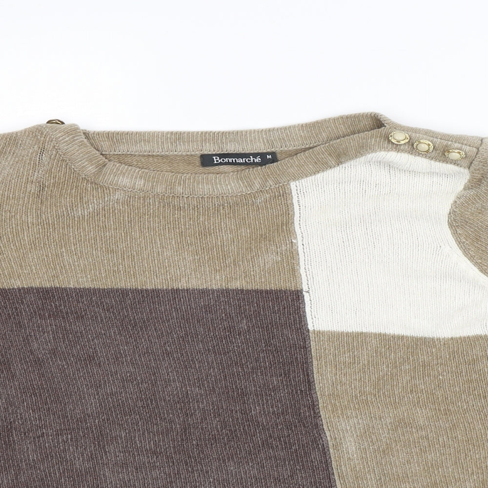 Bonmarché Womens Grey   Pullover Jumper Size M