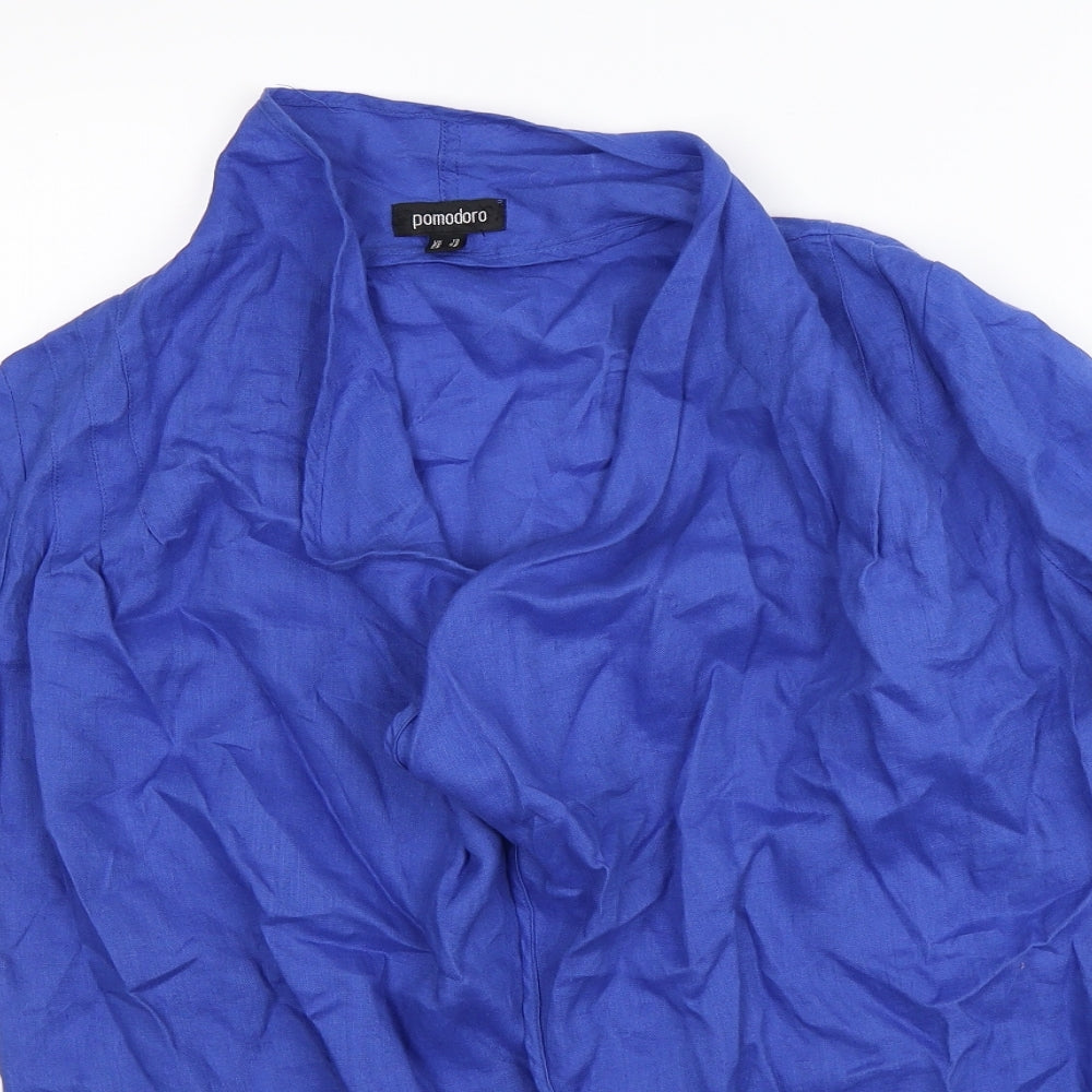 Pomodoro Womens Blue   Jacket  Size 12