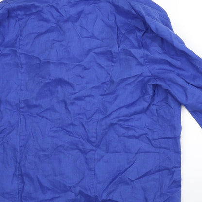 Pomodoro Womens Blue   Jacket  Size 12