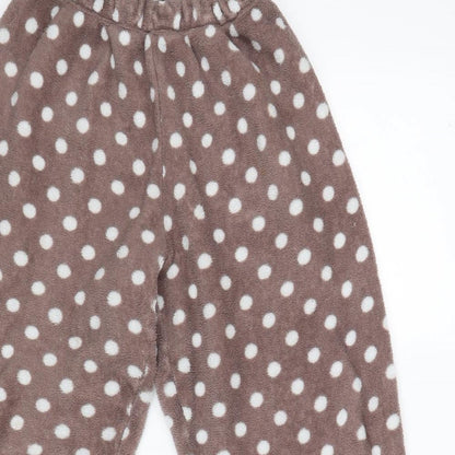 love lounge Womens Brown Polka Dot  Babydoll Pyjama Pants Size XS