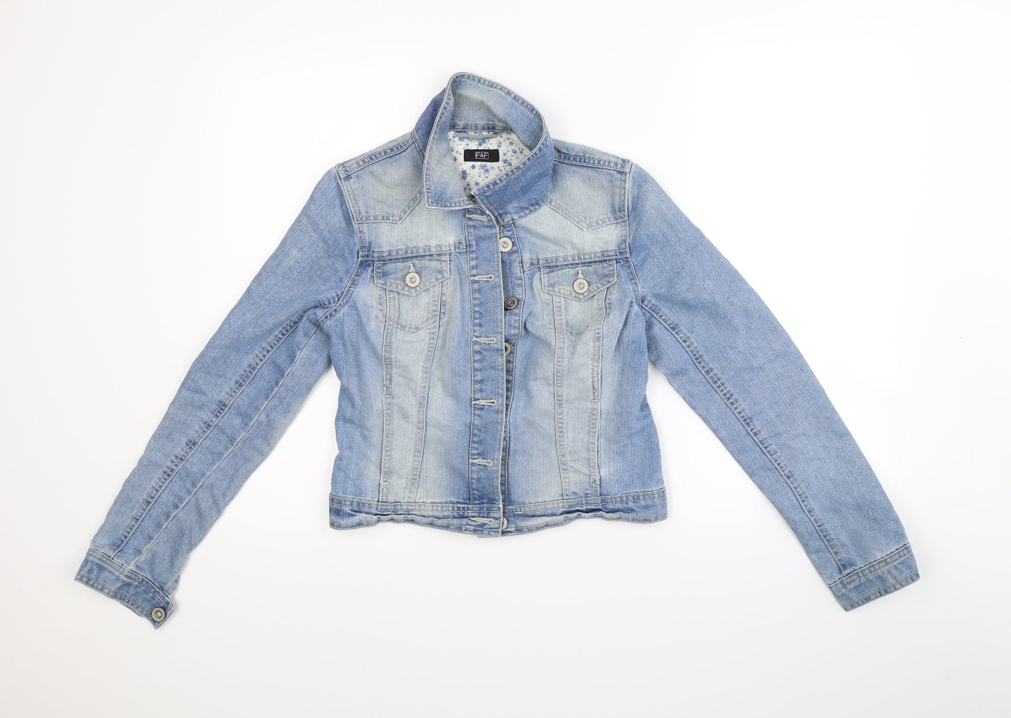 F&F Womens Blue   Jacket  Size 6