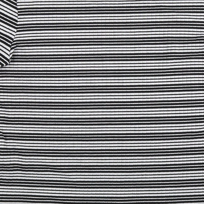 Zara Trafaluc Womens Black Striped  Pullover Jumper Size S