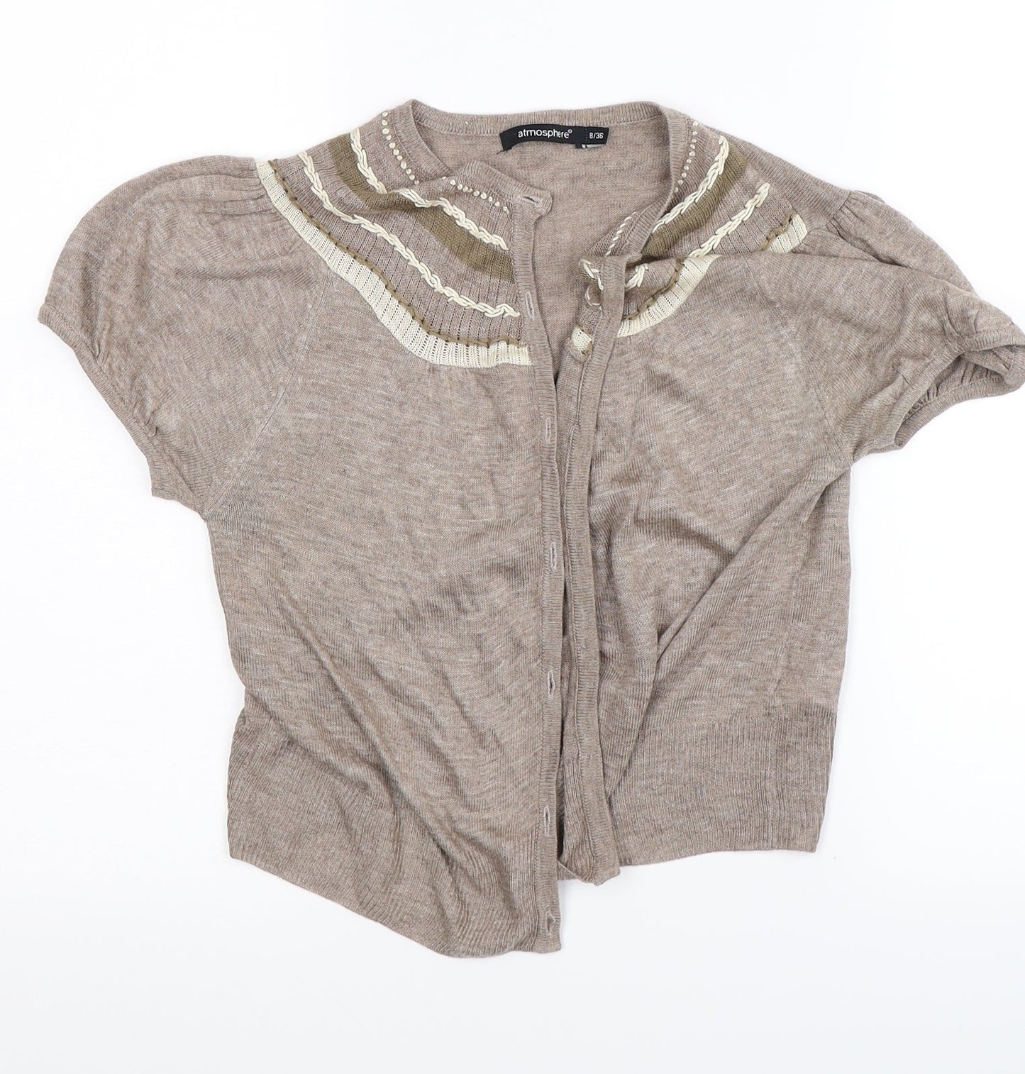 Atmosphere Womens Grey   Cardigan Jumper Size 8