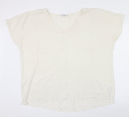George Womens Beige   Basic Blouse Size 14