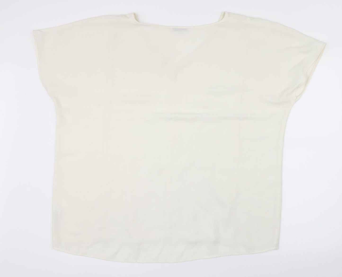 George Womens Beige   Basic Blouse Size 14