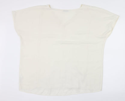 George Womens Beige   Basic Blouse Size 14