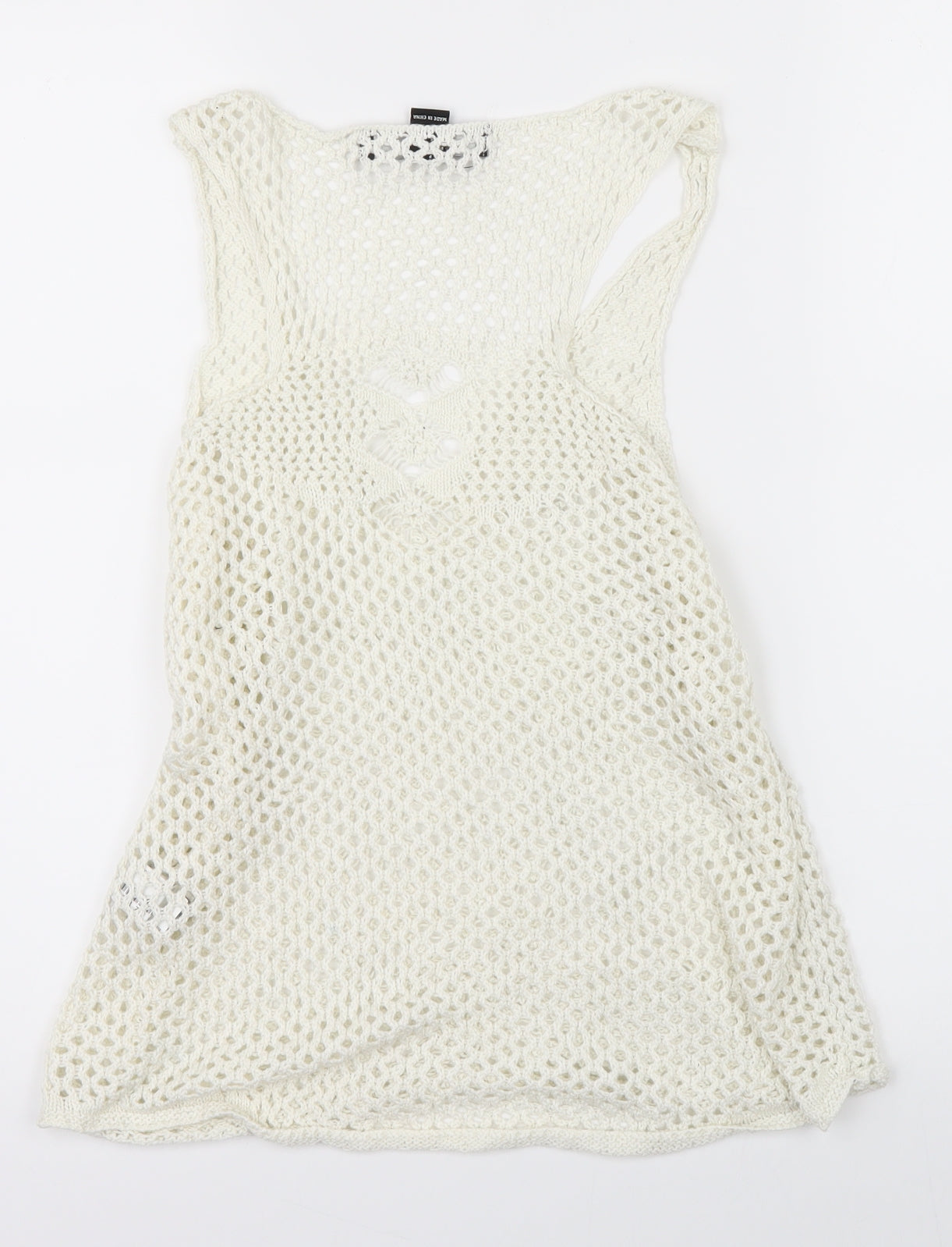 FOREVER 21 Womens Beige  Knit Basic Blouse Size S