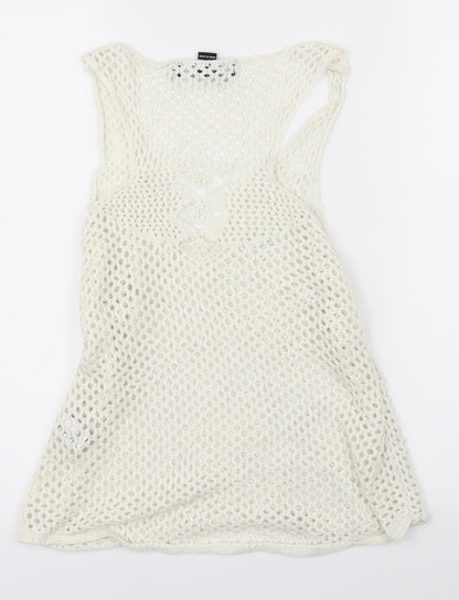 FOREVER 21 Womens Beige  Knit Basic Blouse Size S