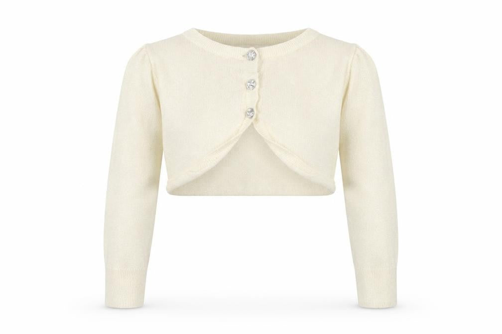 Tu Girls Beige   Shrug Jumper Size 4 Years