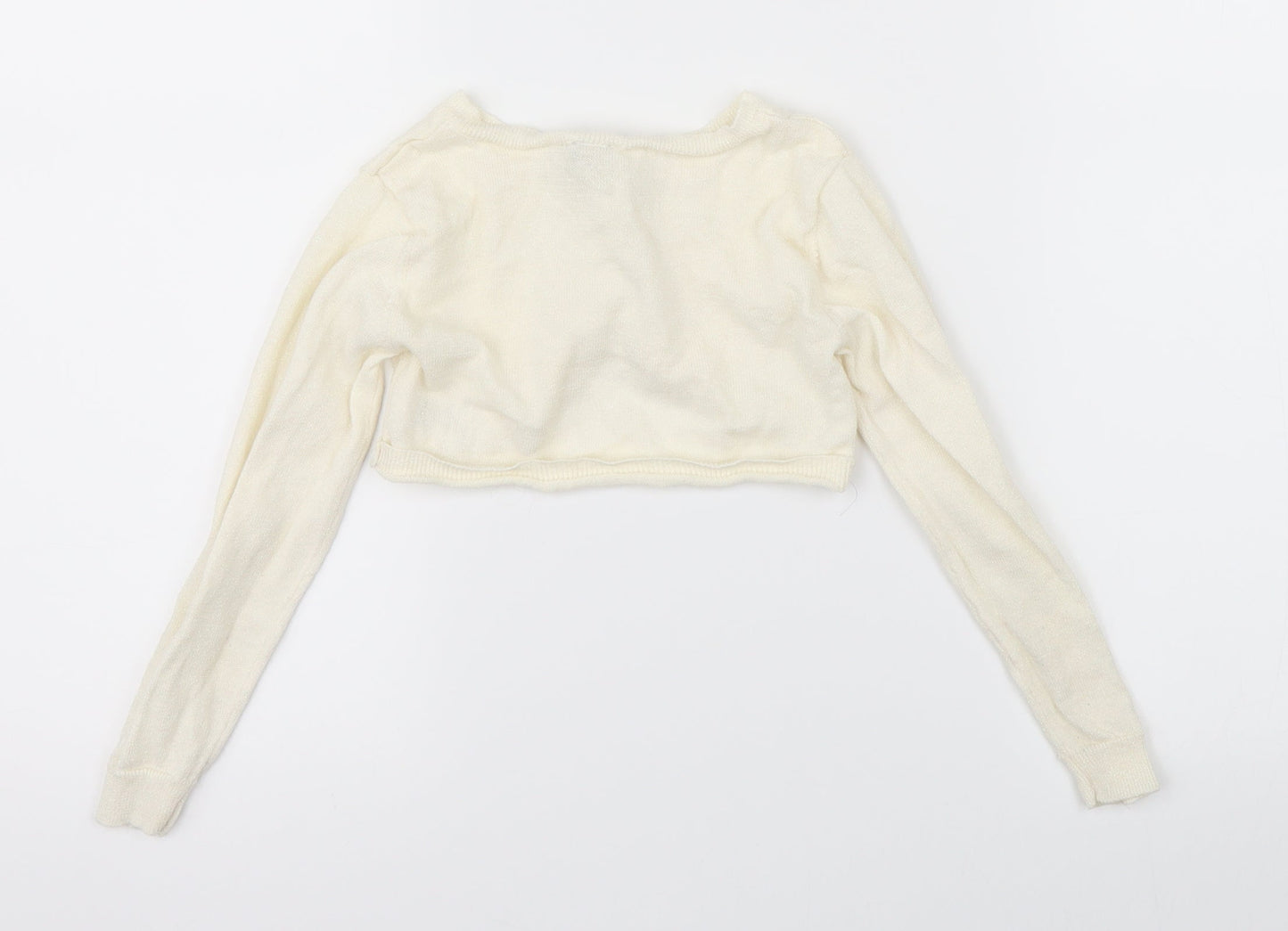 TU Girls Beige   Shrug Jumper Size 4 Years