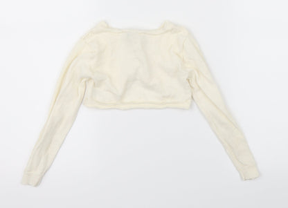 TU Girls Beige   Shrug Jumper Size 4 Years