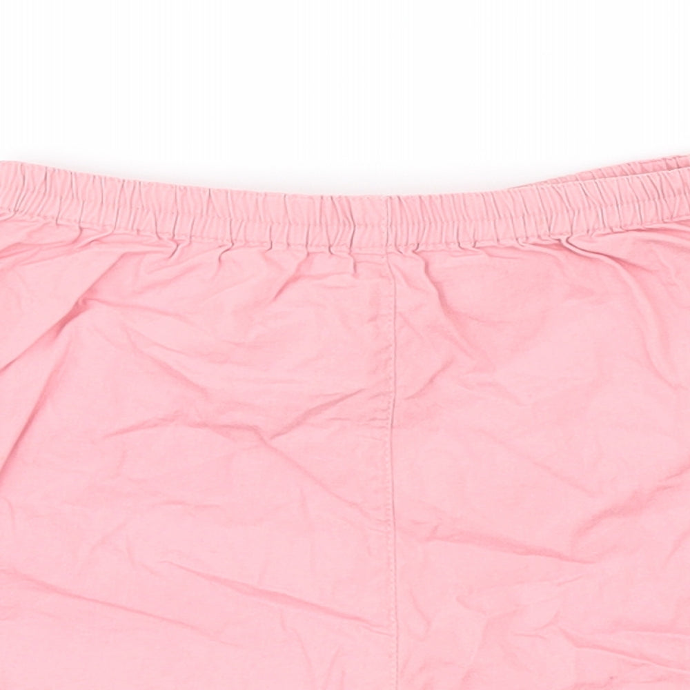NEXT Girls Pink   Cropped Trousers Size 9-12 Months
