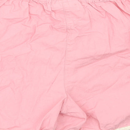 NEXT Girls Pink   Cropped Trousers Size 9-12 Months