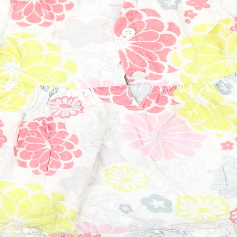 Little Rocha Girls Multicoloured Floral  Shift  Size 9-12 Months