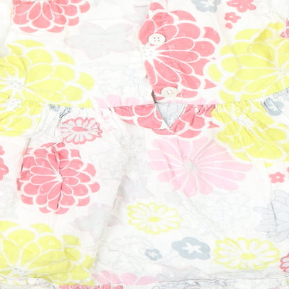 Little Rocha Girls Multicoloured Floral  Shift  Size 9-12 Months