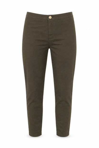 Womens UK Size 8 Denim Co Regular Fit  Green Trousers