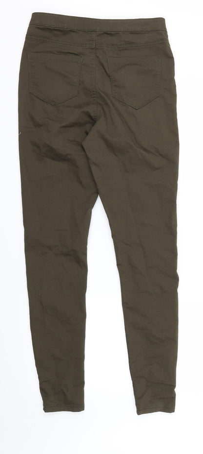 Denim Co Womens Green   Trousers  Size 8 L25 in