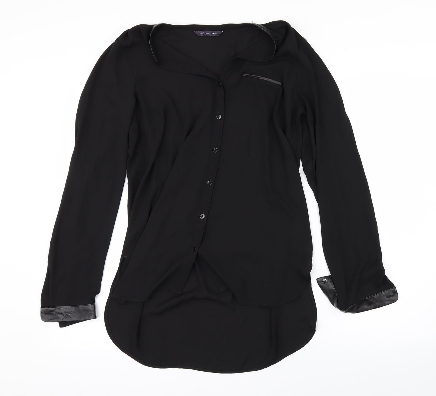 Marks & Spencer Womens Black   Cardigan Jumper Size 10