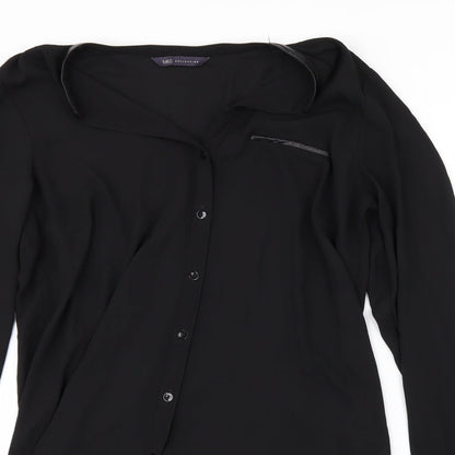Marks & Spencer Womens Black   Cardigan Jumper Size 10