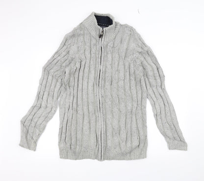 Mens UK Size L Maine New England Grey Jacket