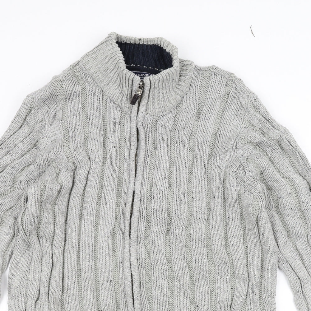 Mens UK Size L Maine New England Grey Jacket