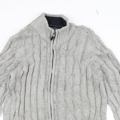 Mens UK Size L Maine New England Grey Jacket