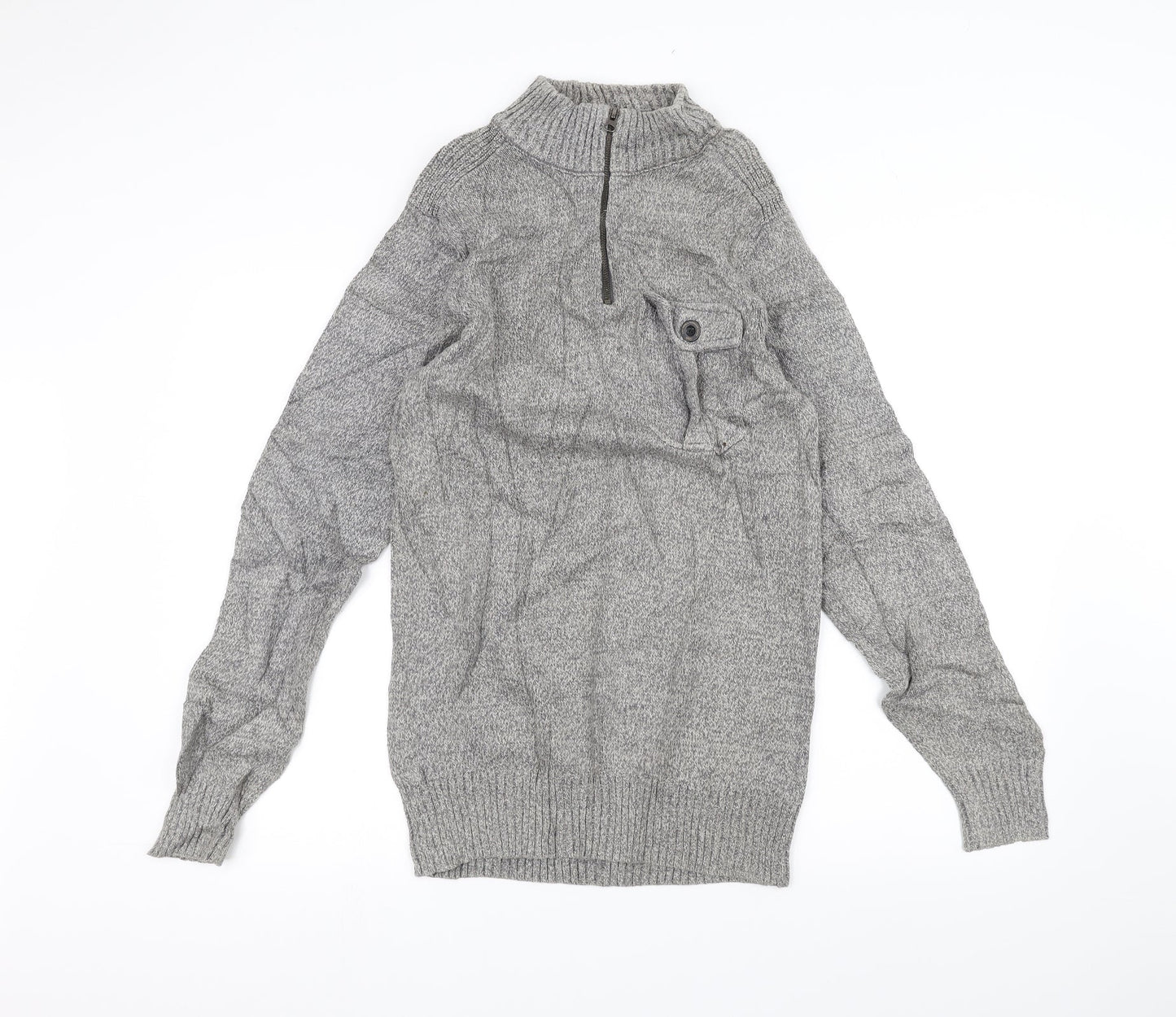 NEXT Mens Grey   Pullover Jumper Size S