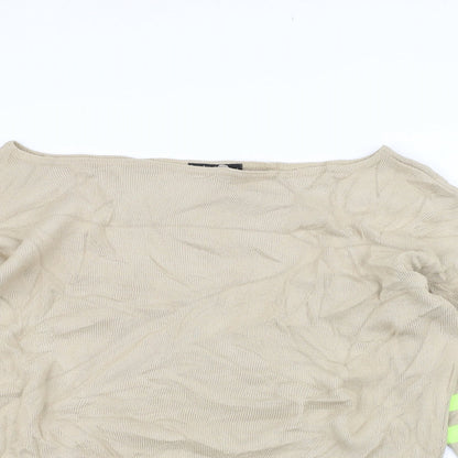 Boohoo Womens Brown   Pullover Jumper Size L