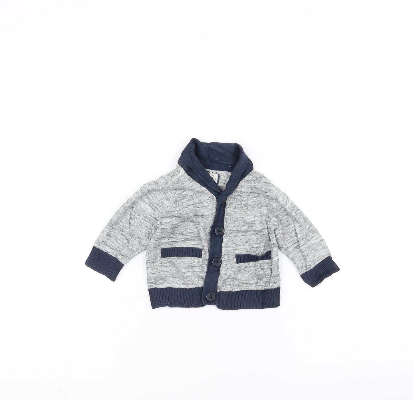 Earlydays Baby Grey   Cardigan Jumper Size 0-3 Months