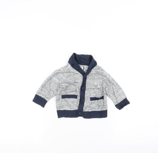 Earlydays Baby Grey   Cardigan Jumper Size 0-3 Months