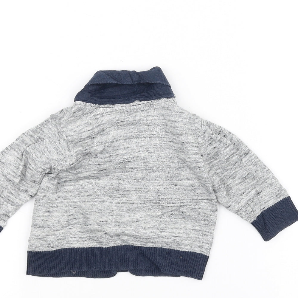Earlydays Baby Grey   Cardigan Jumper Size 0-3 Months