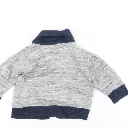 Earlydays Baby Grey   Cardigan Jumper Size 0-3 Months