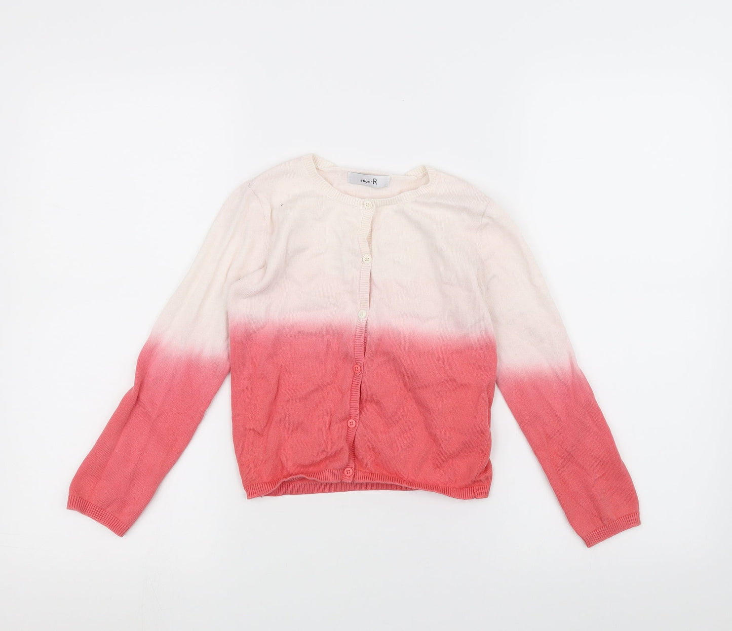 Abcd R Girls White   Cardigan Jumper Size 6 Years