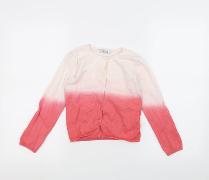 Abcd R Girls White   Cardigan Jumper Size 6 Years