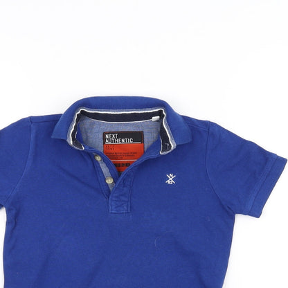 Next Boys Blue   Basic Polo Size 4 Years