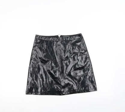 Primark Womens Black   A-Line Skirt Size 8