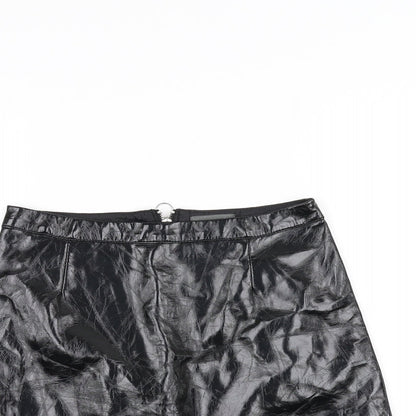 Primark Womens Black   A-Line Skirt Size 8