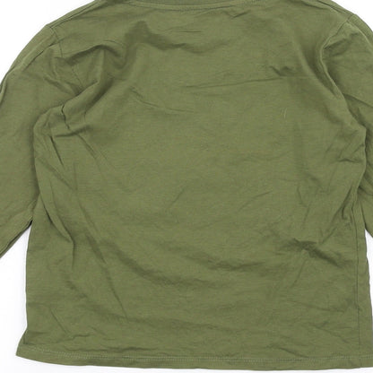 Pep&Co Boys Green   Basic T-Shirt Size 8-9 Years  - Dinosaur