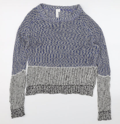 Slave Womens Blue   Pullover Jumper Size L